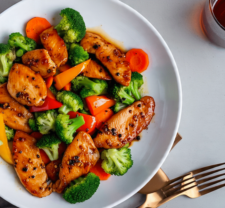 Honey Chili Chicken with Vegetables: A Delicious, Quick, and Balanced Recipe