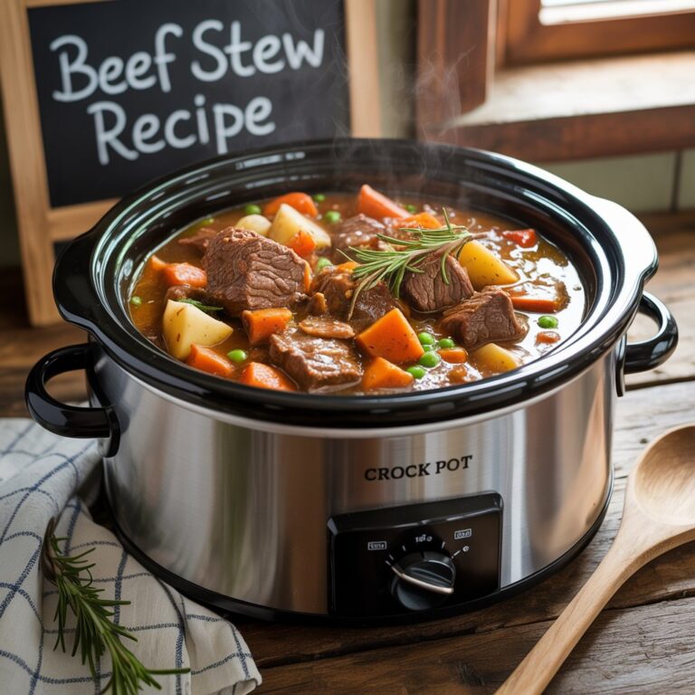 Slow Cooker Beef Stew Recipe: Easy, Hearty, Tender (Delicious)
